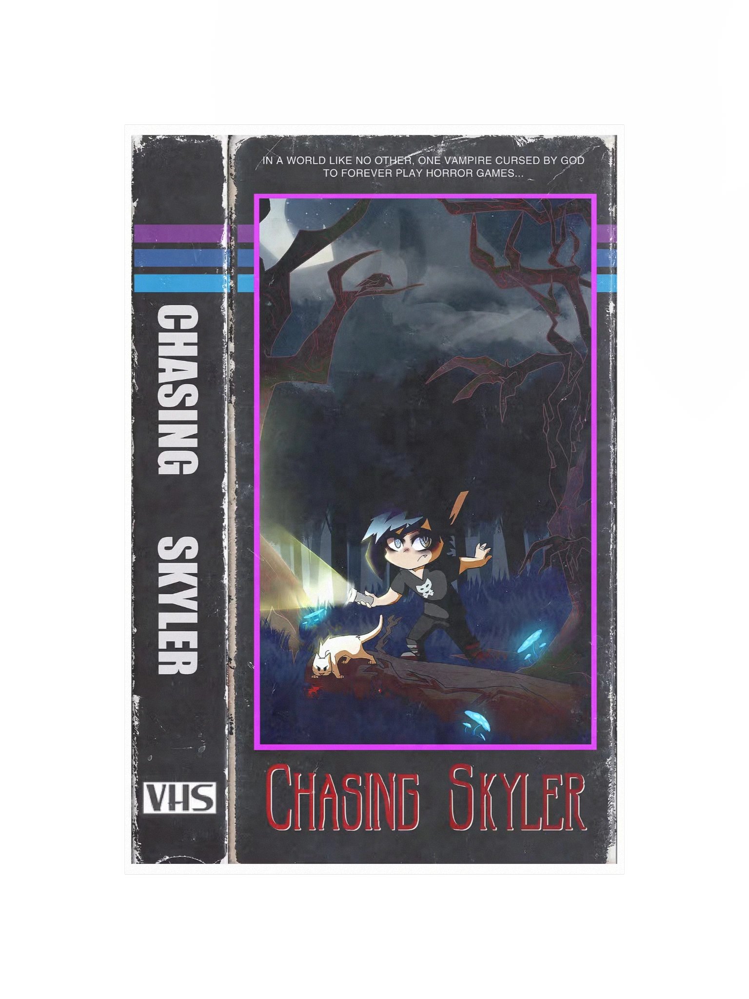 Chasing Skyler: The "Lost Tape" VHS Poster (Distressed Art) product image (4)