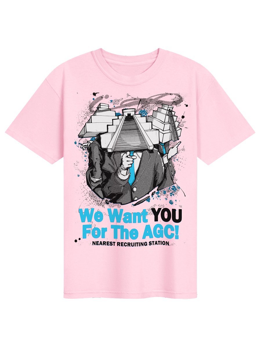 AGC RECRUIT TEE PINK product image (1)