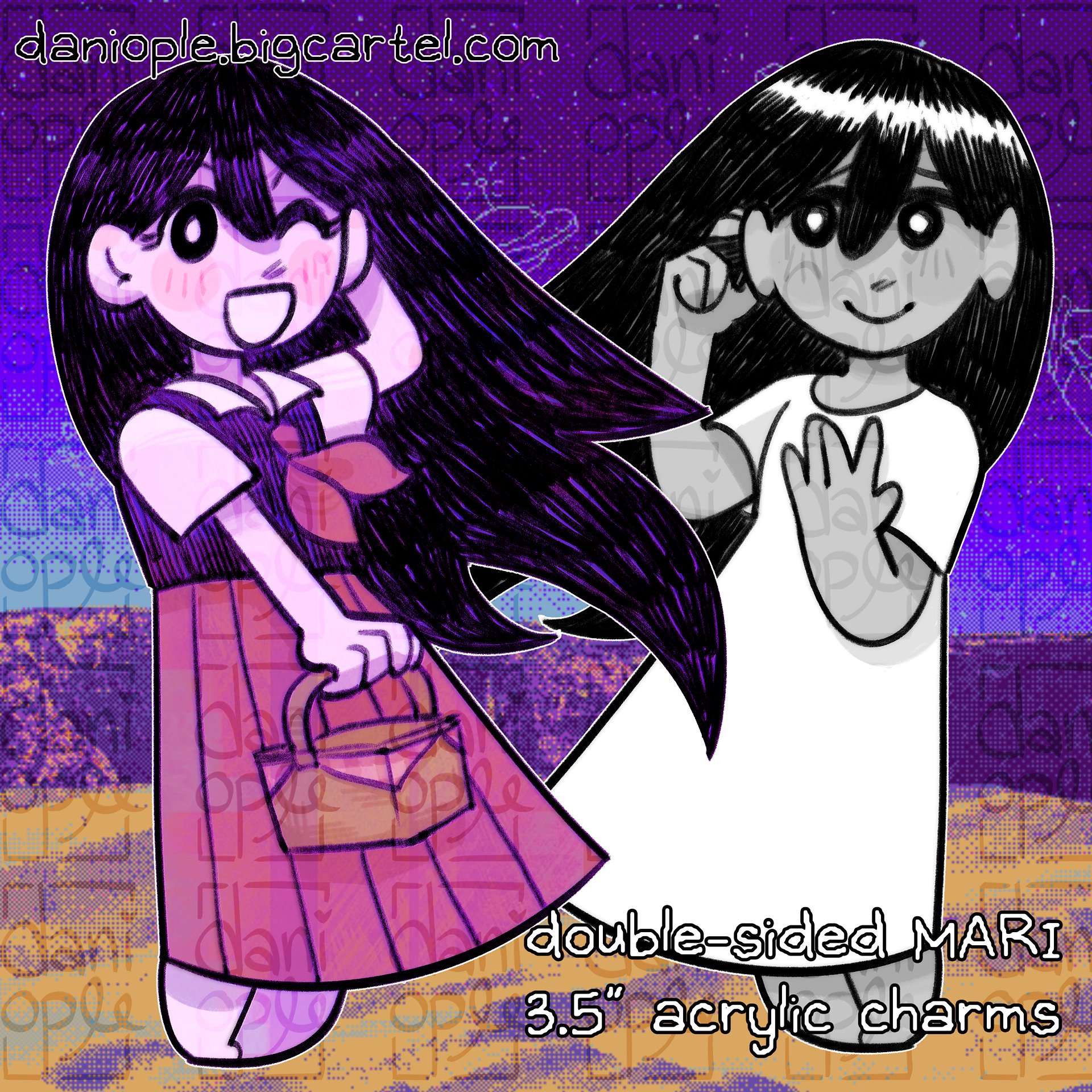 OMORI - MARI Acrylic Charm (PRE-ORDER) product image (1)