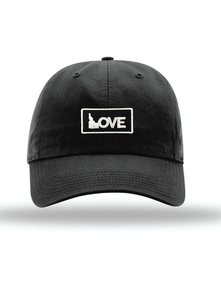 Idaho Love Patch Dad Hat (Black) product image (1)