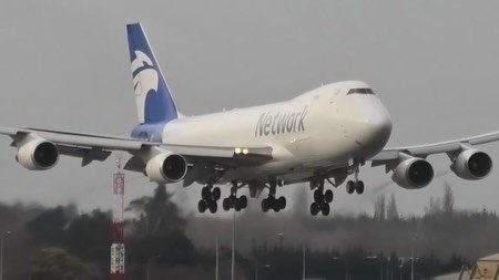 Fantastic day out at @christchurch_airport to see the @network_aviationgroup Boeing 747-409F, registered TF-AKG and operated ...
