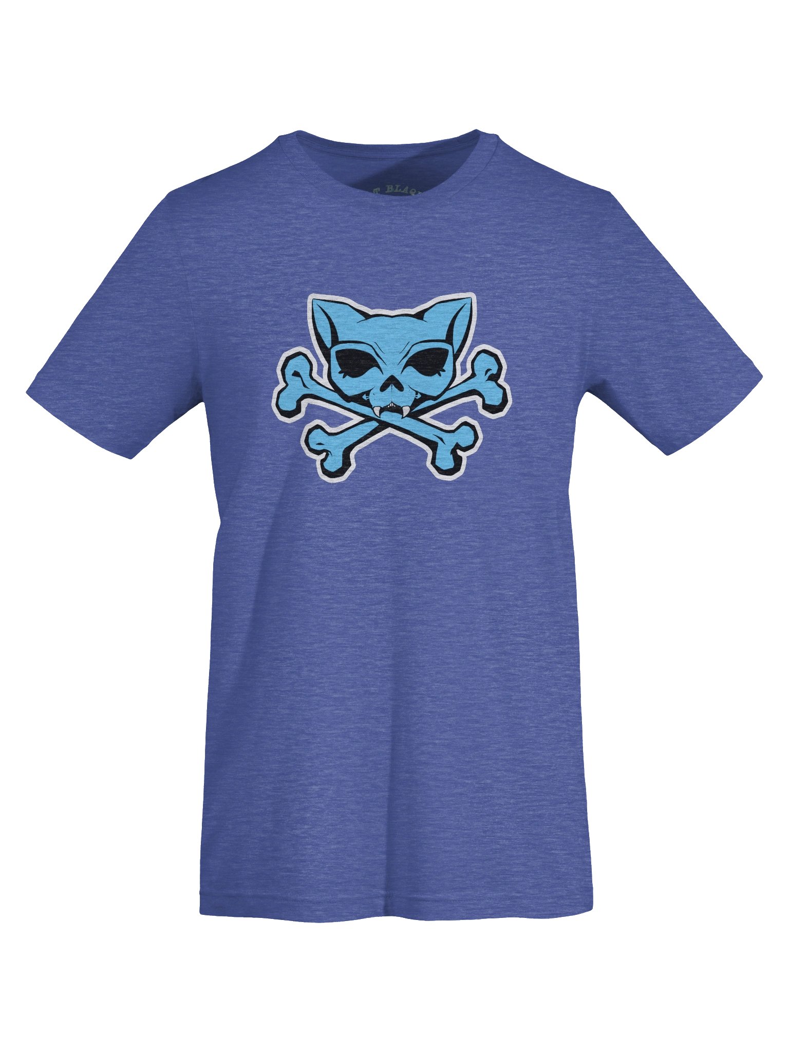 Blue Kat Skull Shirt product image (7)
