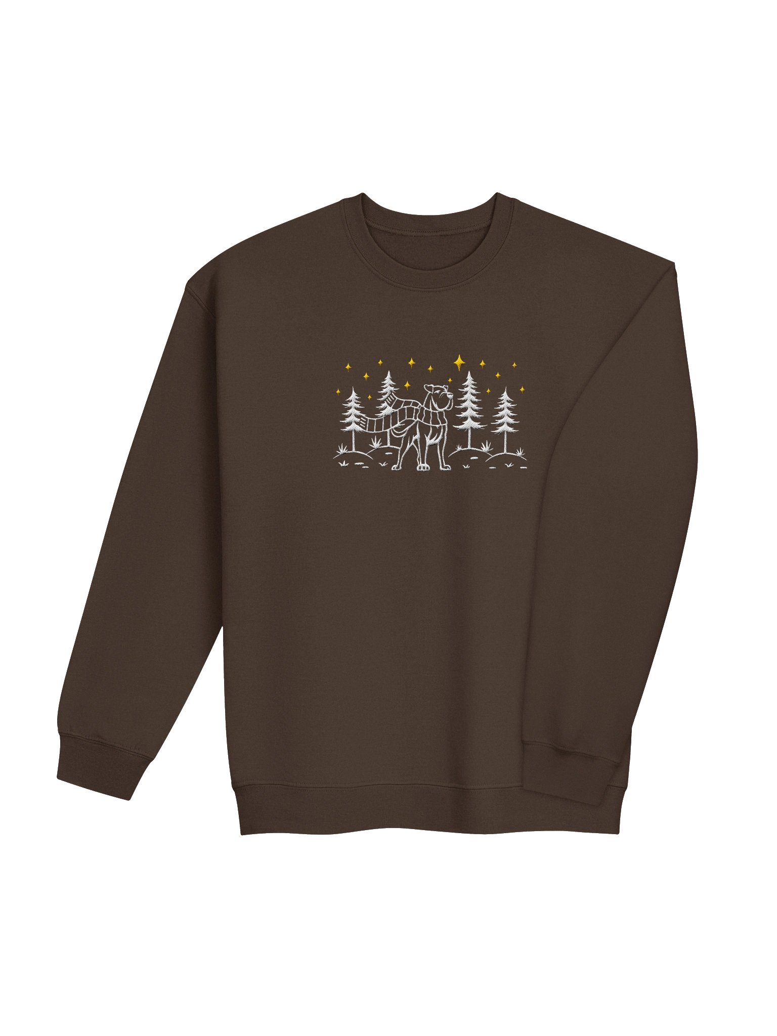 Cane Corso Winter/Christmas Line Art Design Embroidered Sweatshirt product image (8)