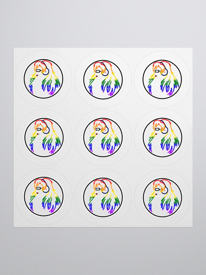Red Pride Stickers product image (1)