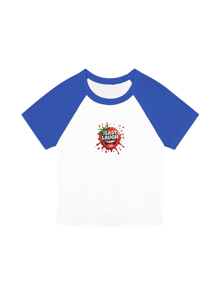The Last Laugh Raglan Baby Tee product image (1)