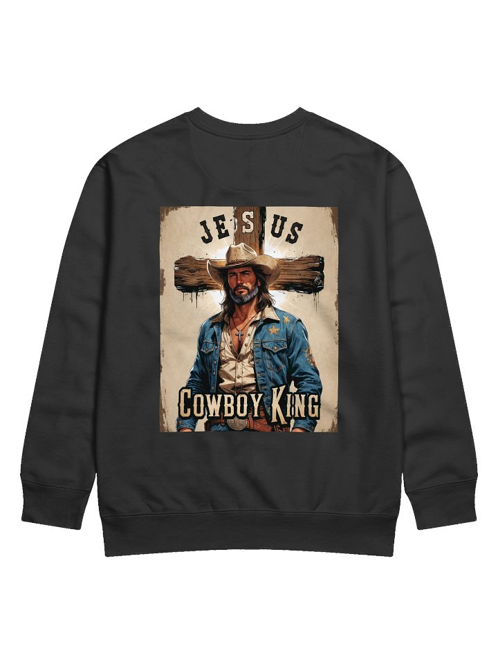Jesus Cowboy King Sweatshirt product image (1)