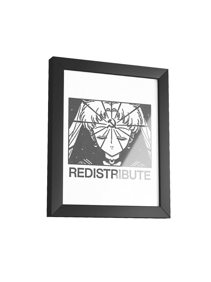 REDISTRIBUTE ! Framed Print. number 3 product image (2)