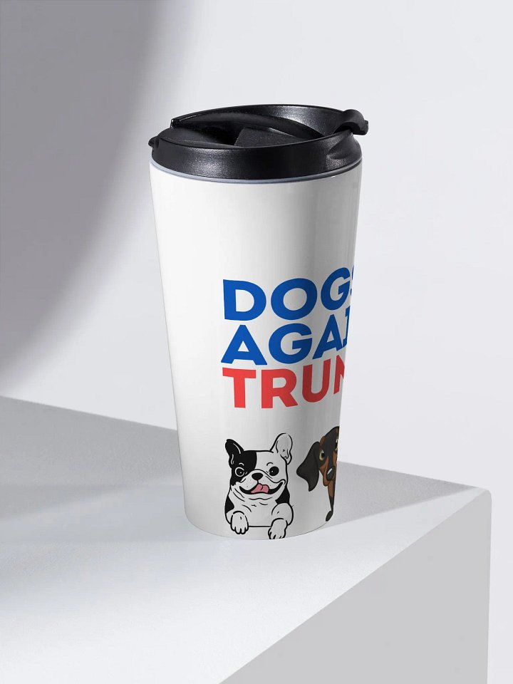 Pris-Dogs Against Trump -TRAVEL TRAVEL TUMBLER product image (2)