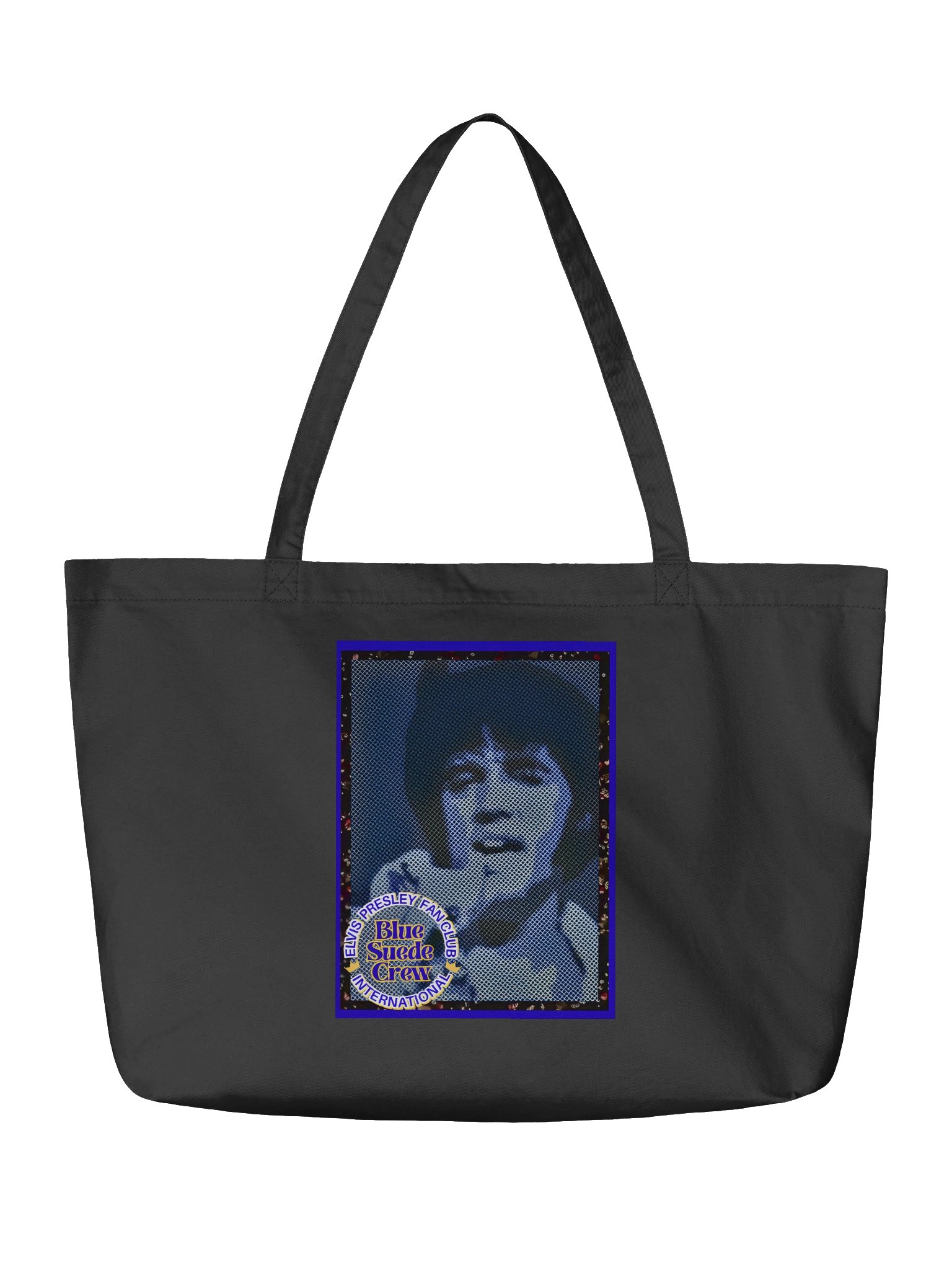 Vintage Blue Suede Stage Tote Bag product image (3)