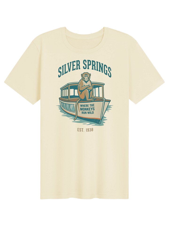 Silver Springs Where The Monkeys Run Wild Tee product image (1)