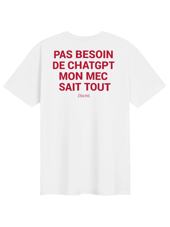 MON MEC SAIT TOUT - V01 100% Cotton T-shirt product image (1)
