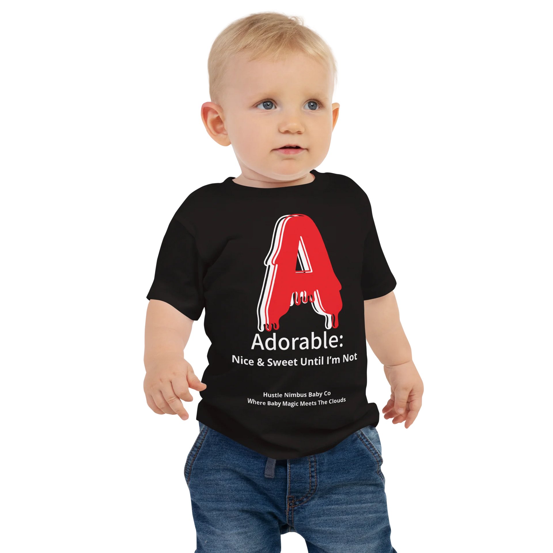 Nice… Until I’m Not” Adorable Attitude Baby Tee product image (1)