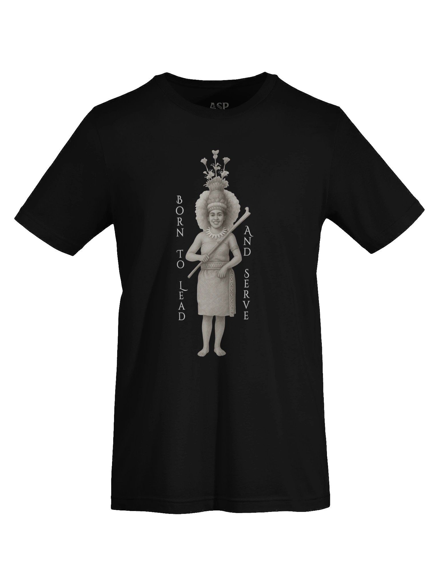 Traditional Samoan Taupou T-Shirt – Cultural Island Design | Fa’aSamoa Heritage Tee by ASP Apparel product image (7)