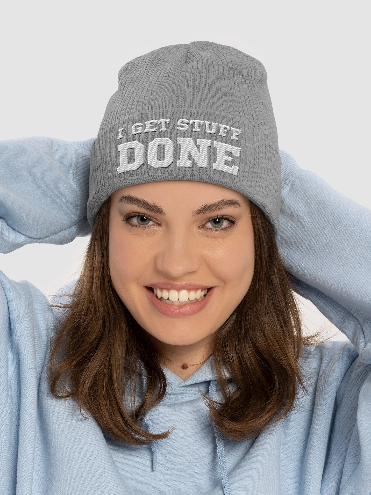 I Get Stuff Done - Embroidered Beanie product image (6)