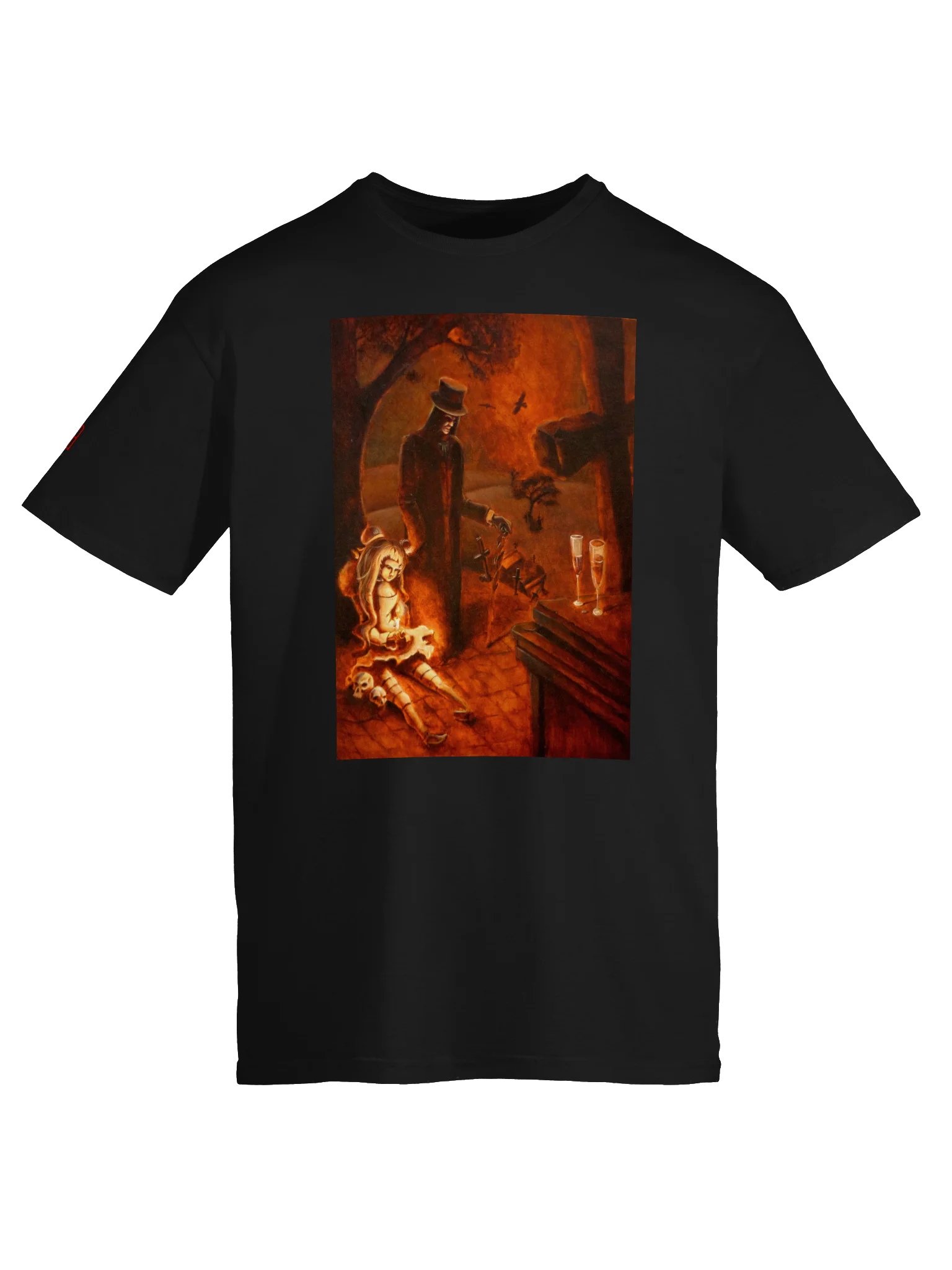 Gothic Wedding T-shirt product image (5)