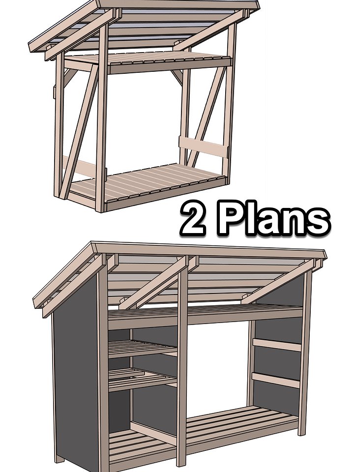 Firewood Shed Plans product image (1)