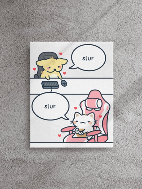 Gamer Love Canvas Print product image (2)