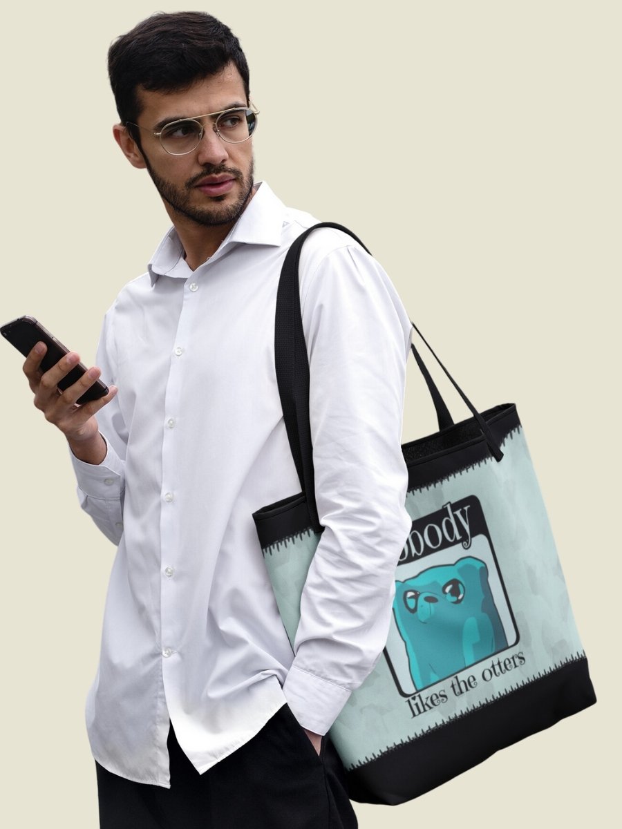 Root Shoulder Tote Bag for Board Gamers - Riverfolk Company Nobody Likes the Otters - unofficial product image (1)