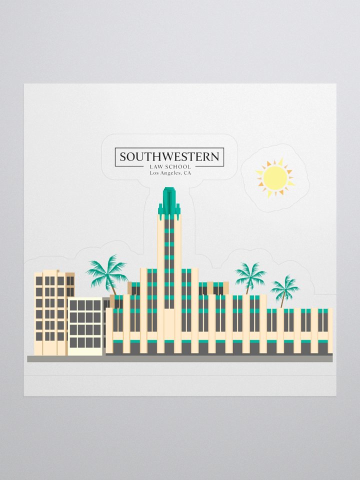 Southwestern Law School BW Building- Stickers product image (1)