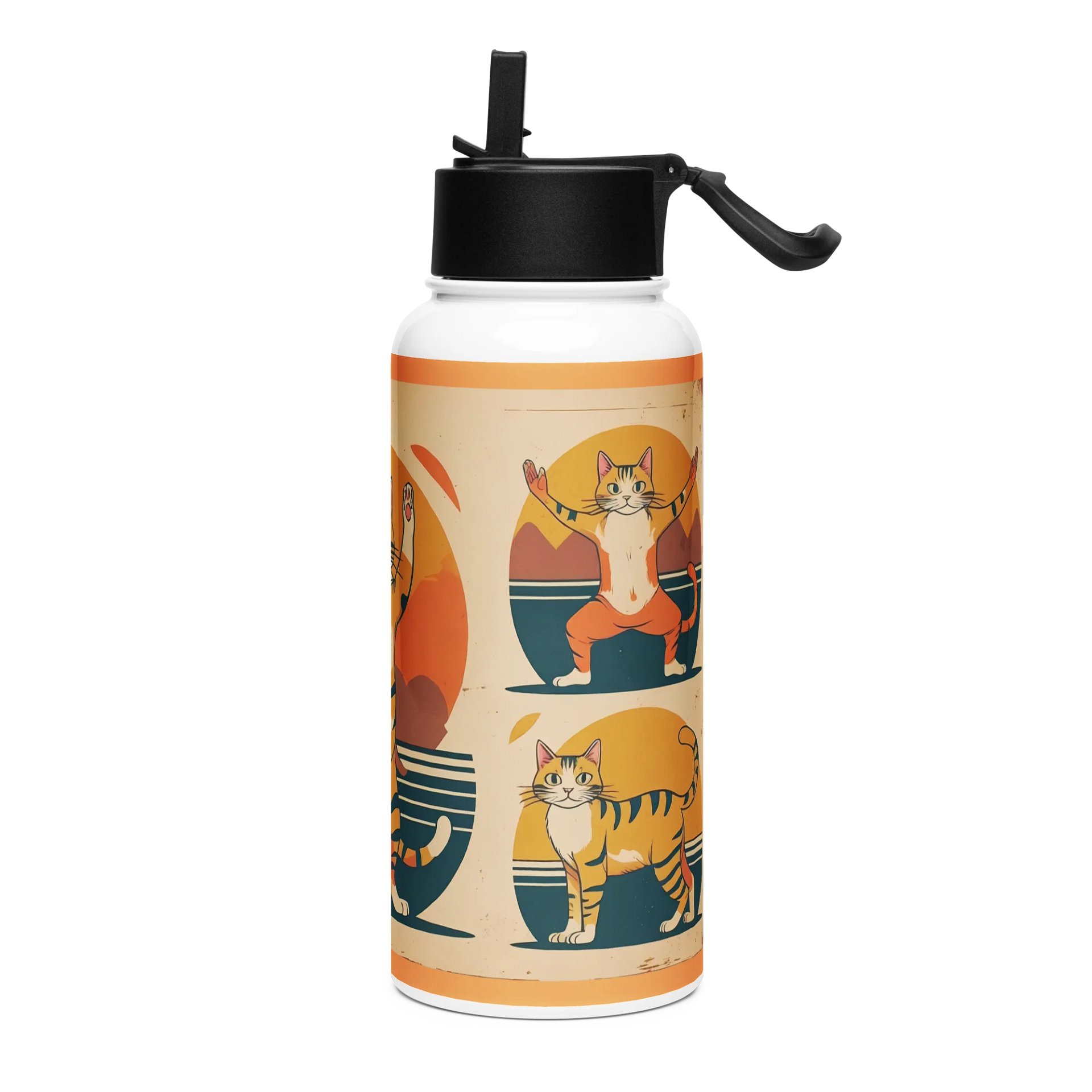 Zen Cats Stainless Steel Water Bottle product image (3)