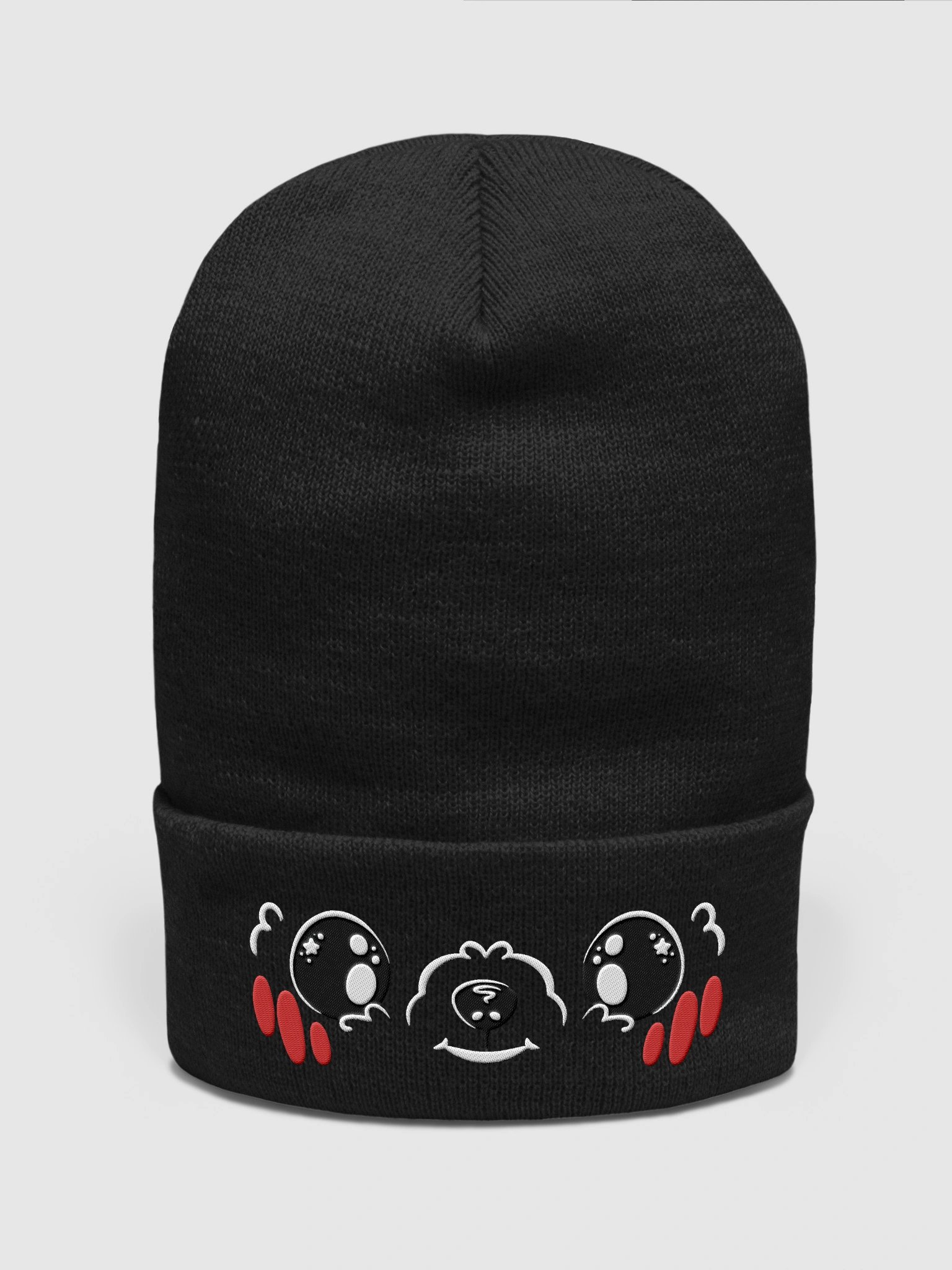Mochi Embroidered Beanie (dark colors) product image (1)