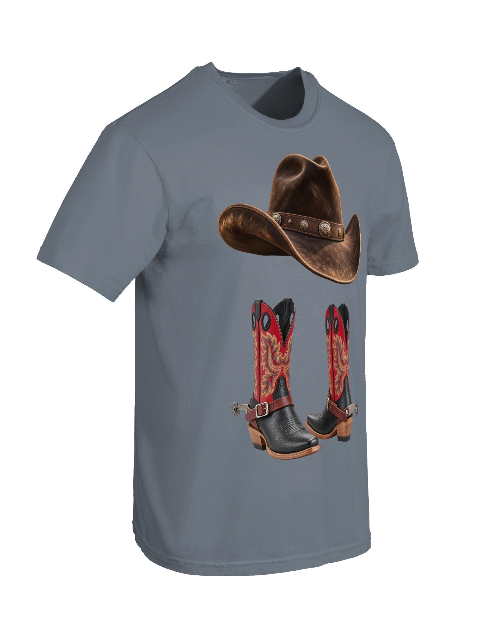 Cowboy Hat, Boots & Western Saddle T-Shirt | ROUGHSTOCK RODEO™ product image (174)