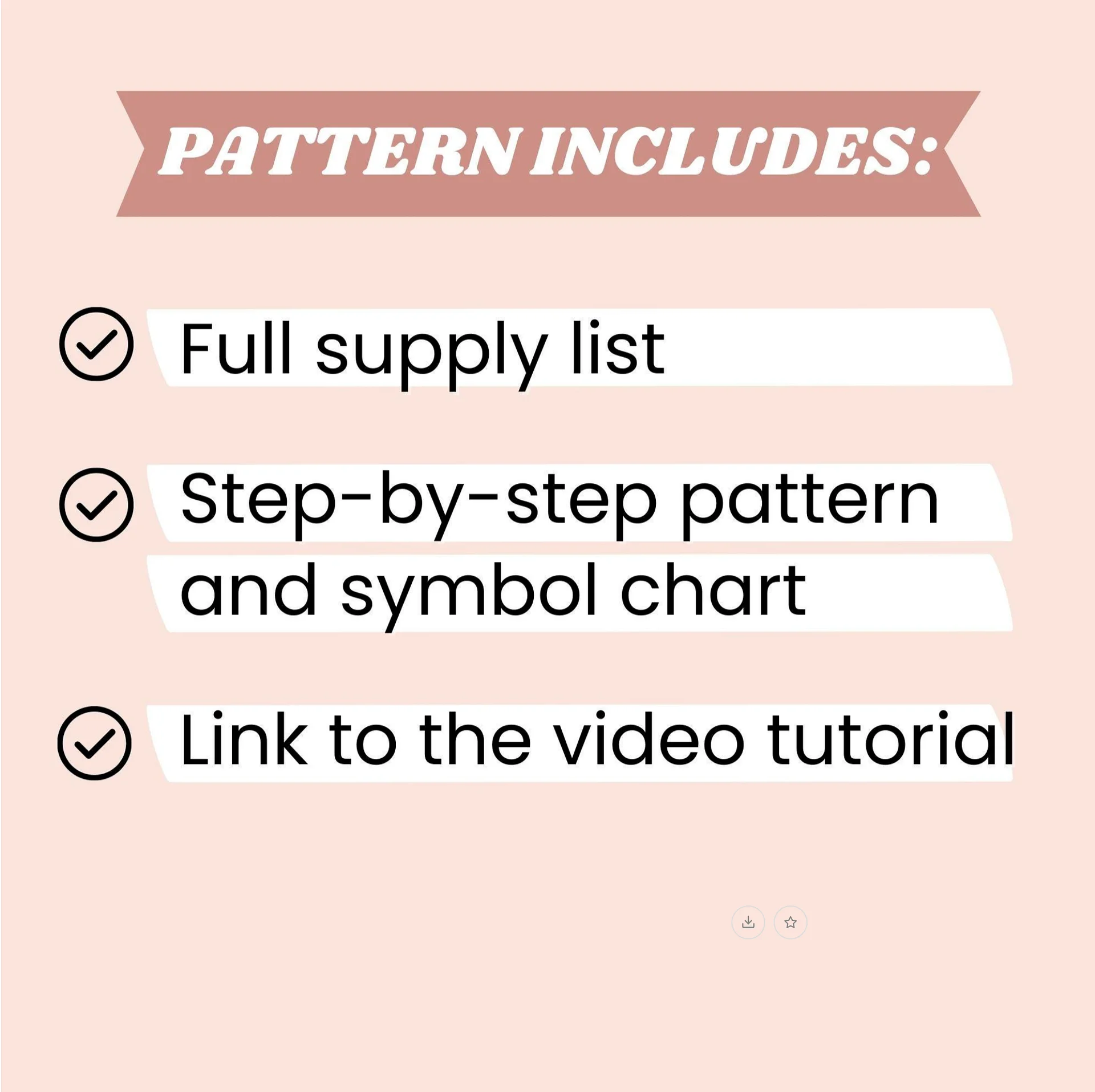Easy Crochet Hearts - 3 Sizes (Digital PDF Pattern) product image (3)