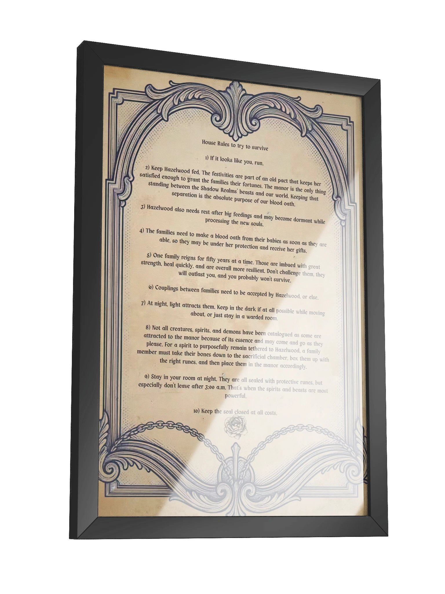 Vibrant Ayous Wood Framed Matte Poster product image (3)