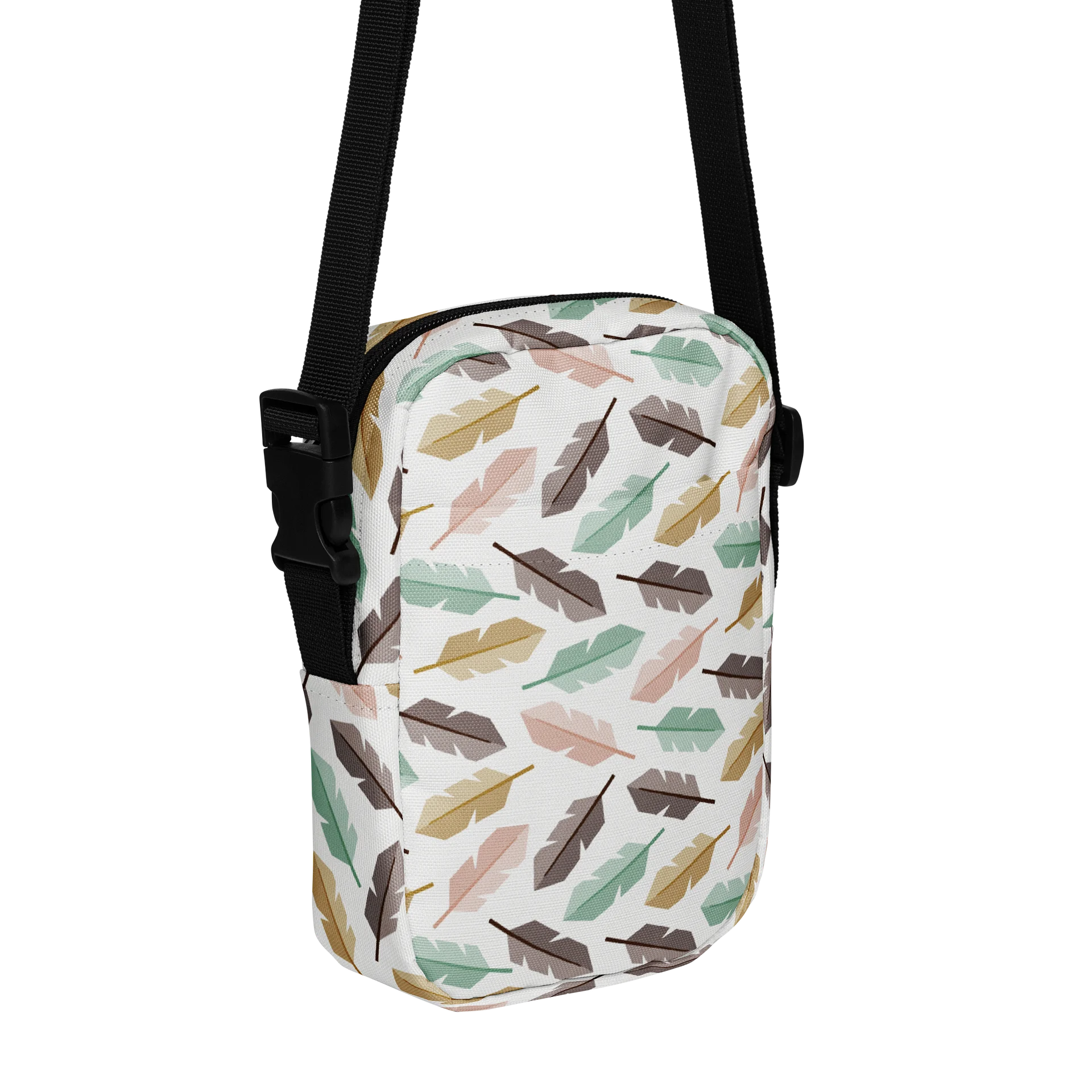 Mid-Century Modern Feathers Crossbody Bag product image (1)