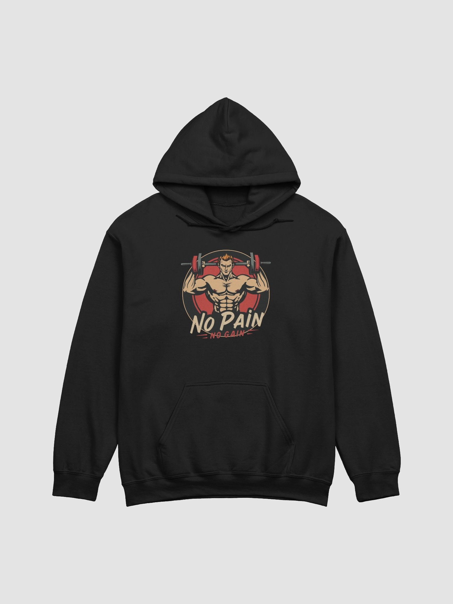 No Pain No Gain | Represent Training, Sports, Gym Workout Hoodie product image (1)