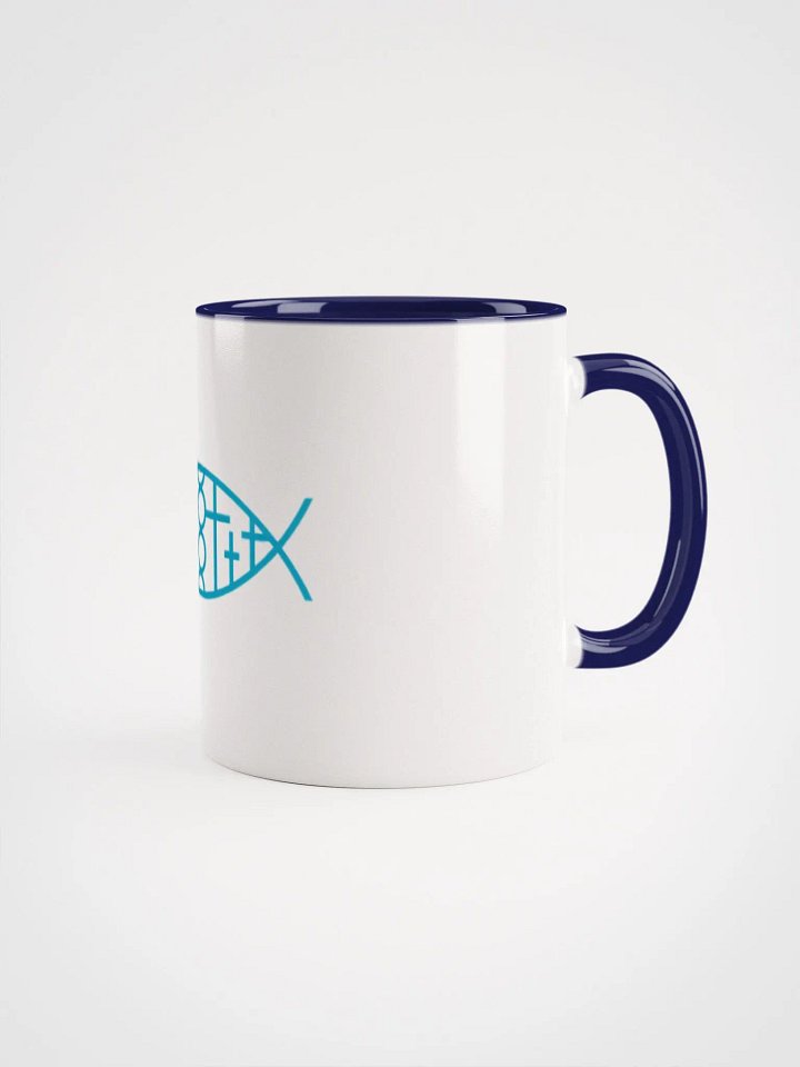 Ceramic Mug with Our Fish Logo and Color Inside product image (1)