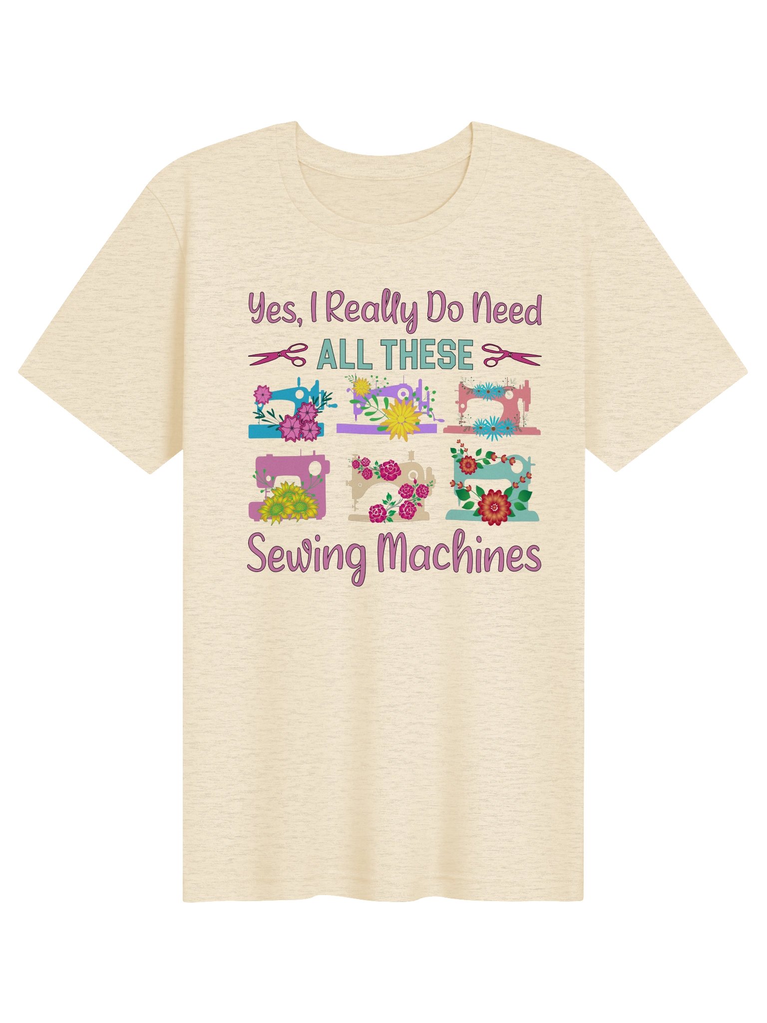 Yes, I Really Do Need All These Sewing Machines T-Shirt product image (2)