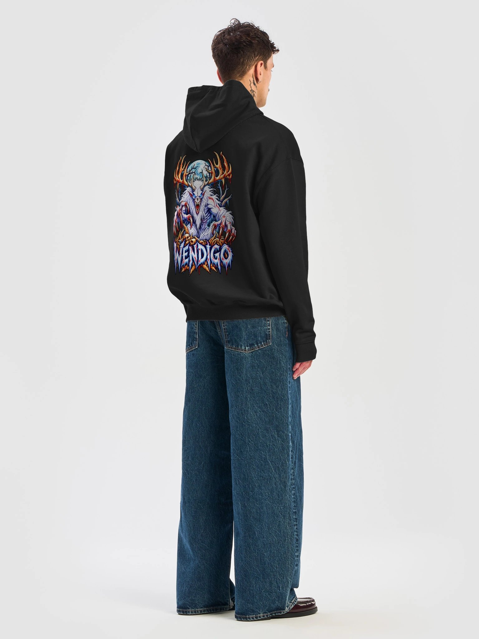 Wendigo: Neon Nightmares – Back Print Hoodie product image (12)