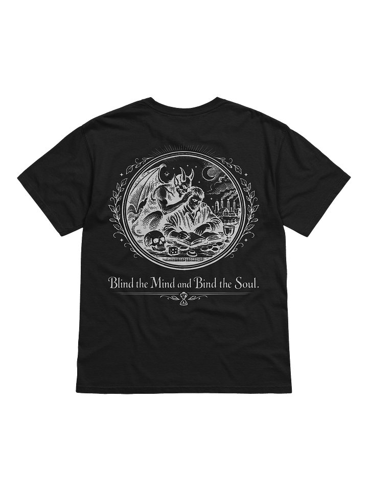 Blind the Mind (White on Black/Color) (Back) product image (1)