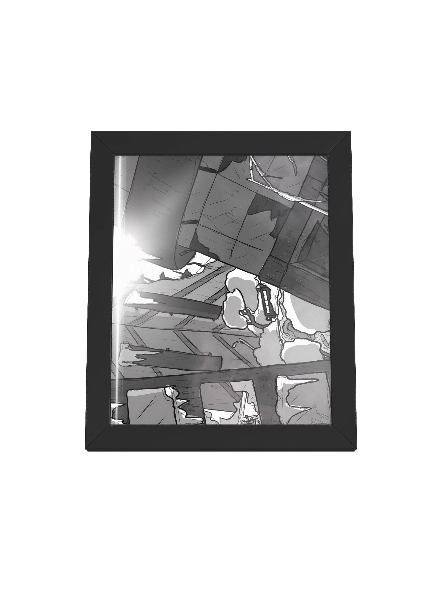 Silence — Framed Print product image (25)