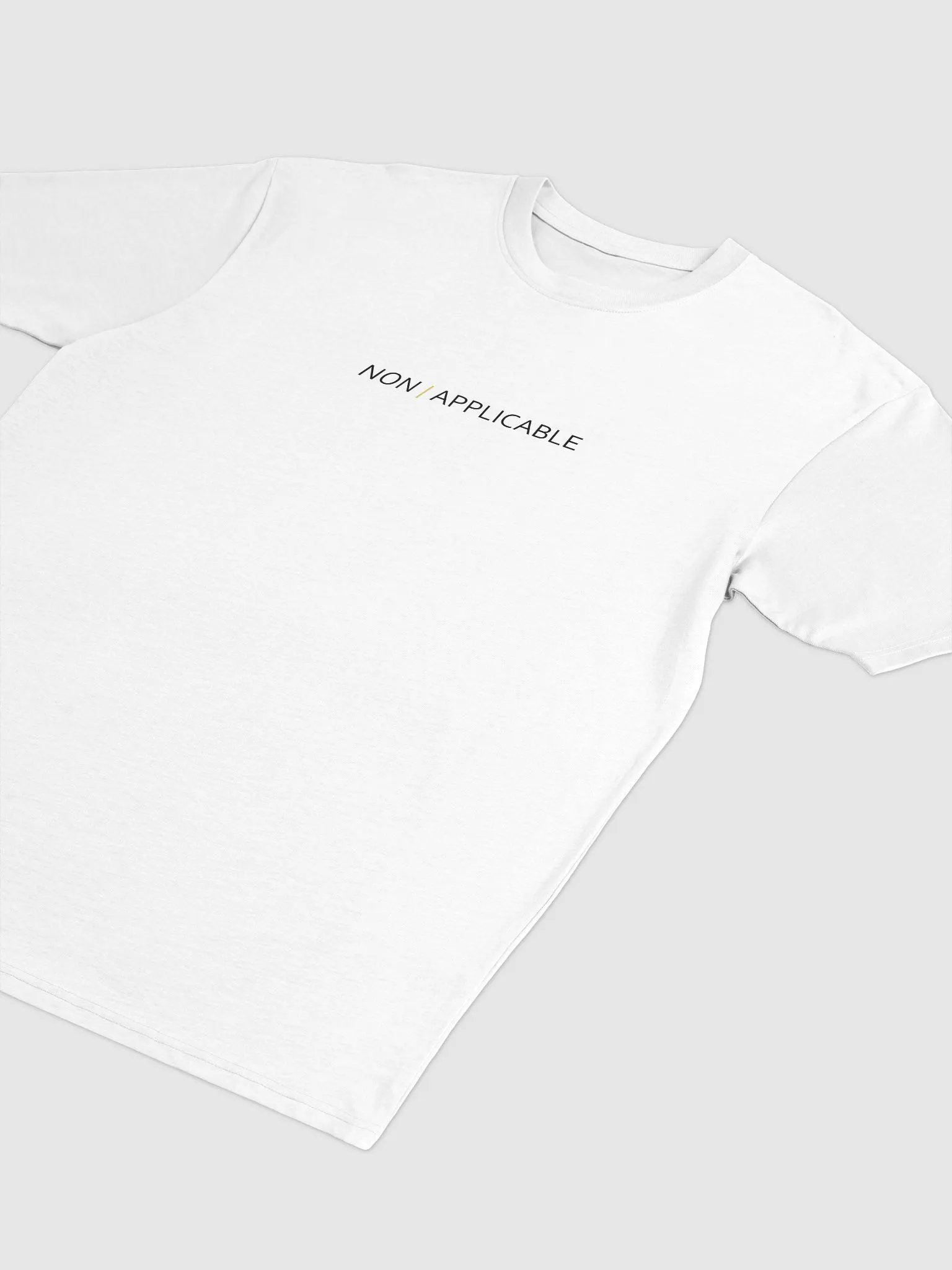 N/A Title Logo Tee - White product image (3)