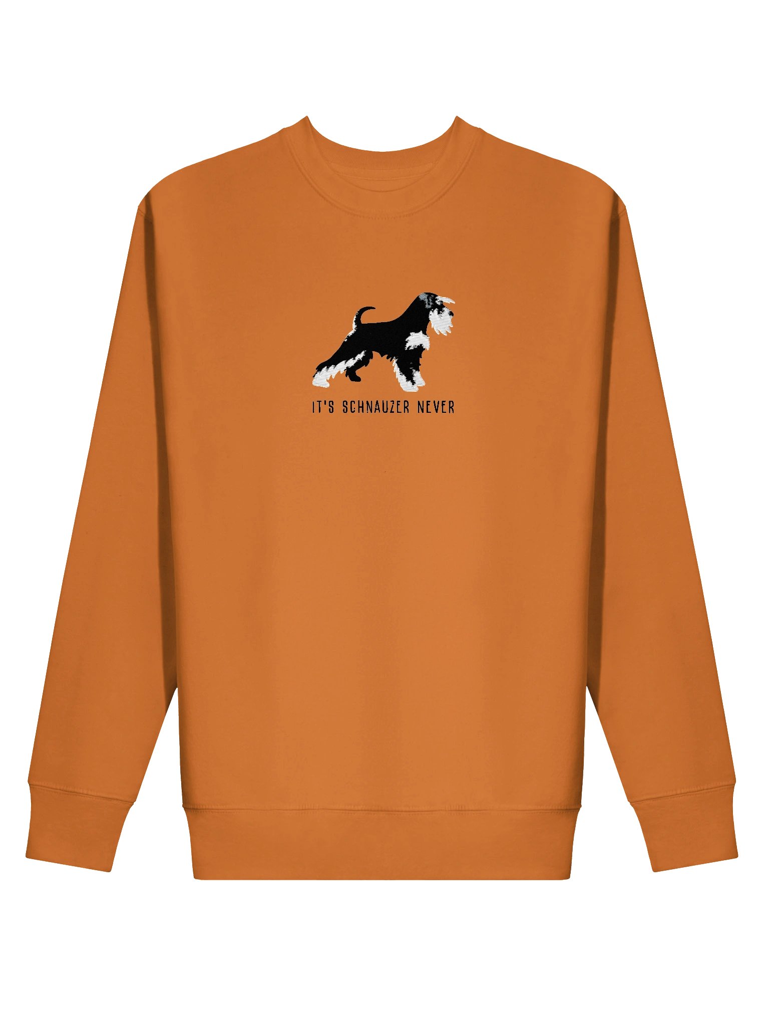 It's Schnauzer Never Sweatshirt (Embroidered) of a Miniature Schnauzer(Black and Silver) product image (7)