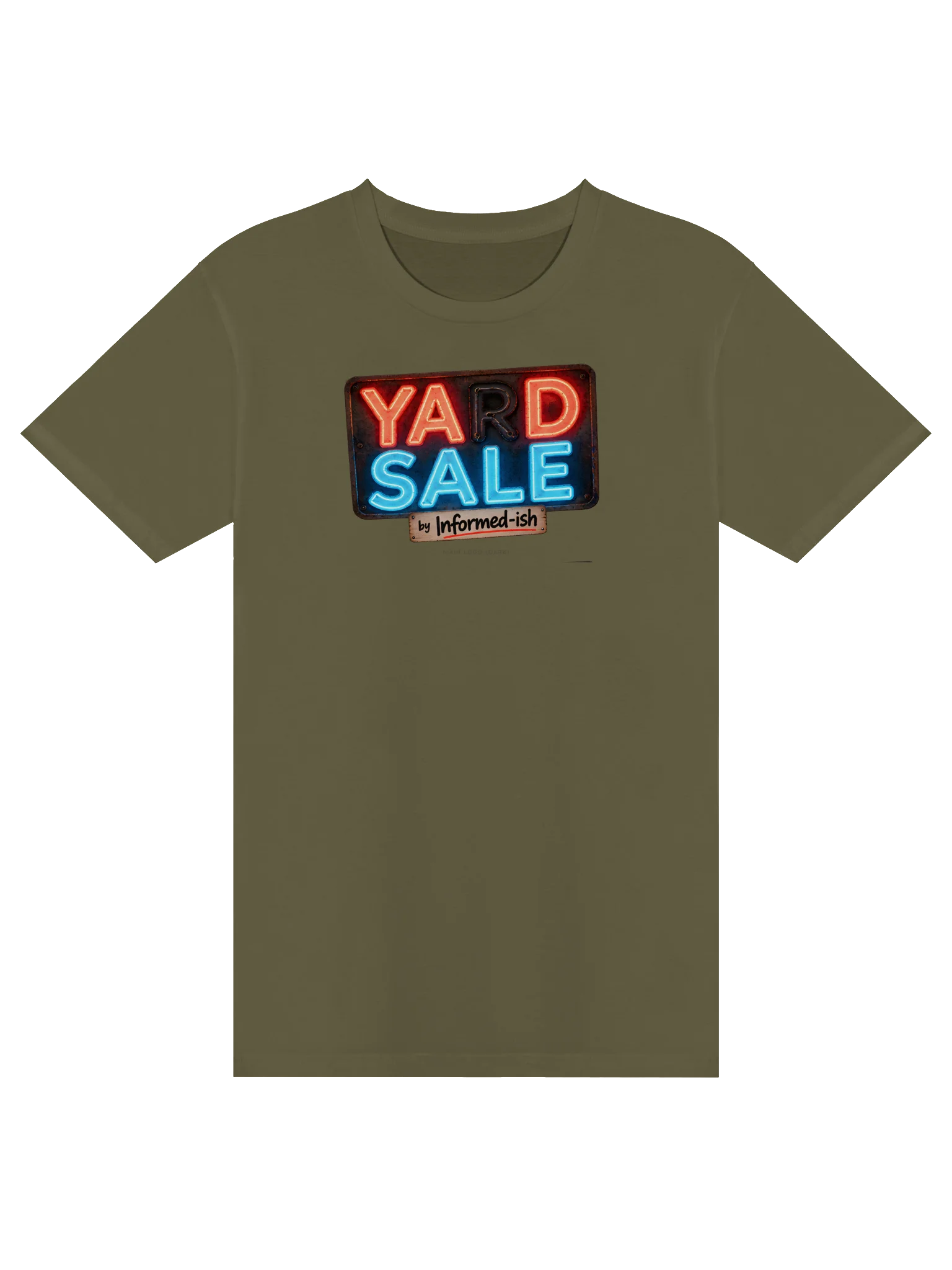 Yard Sale Army Green Premium Quality T Shirt product image (1)