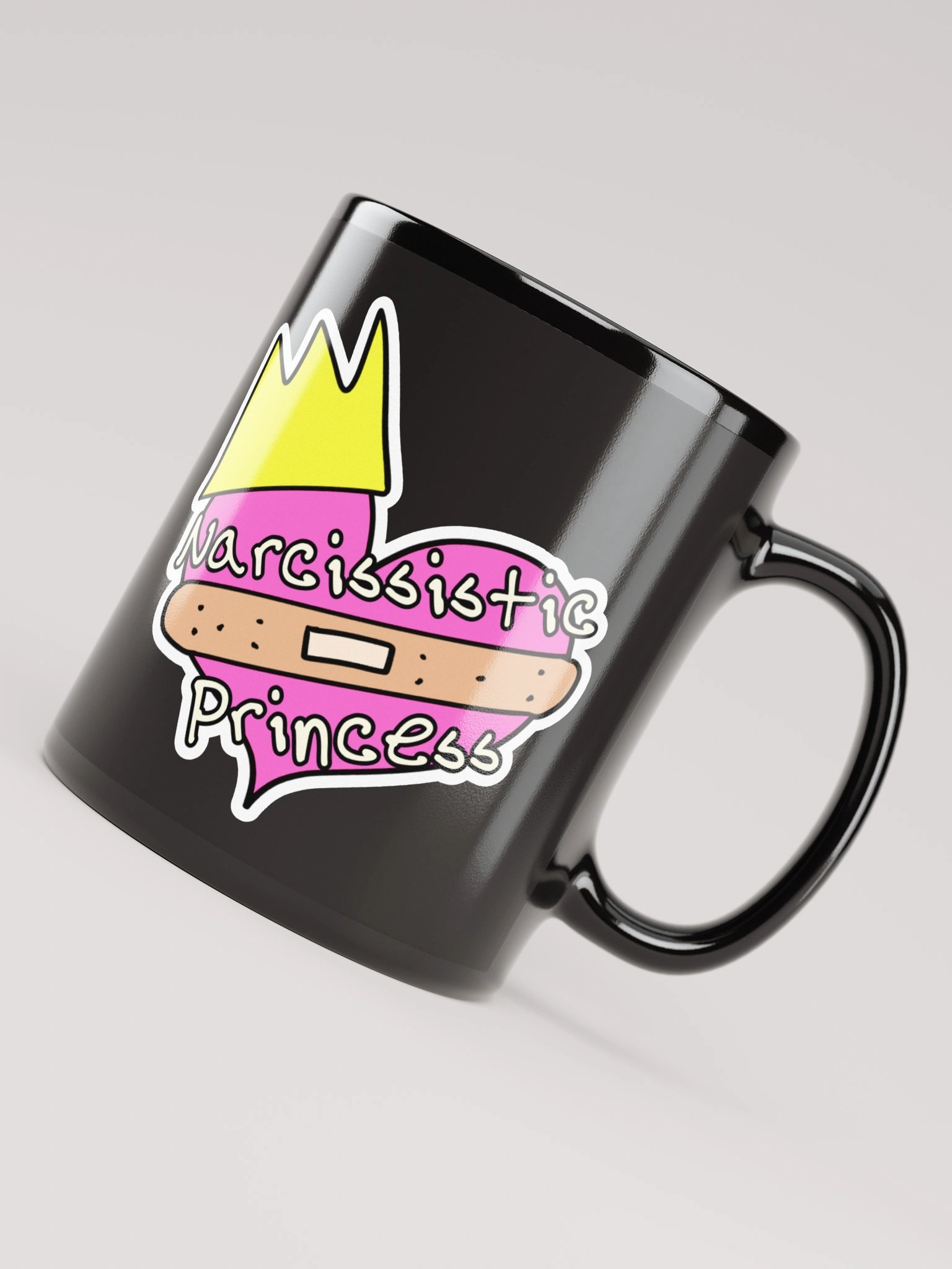 "Narcissistic Princess" Black Mug product image (4)