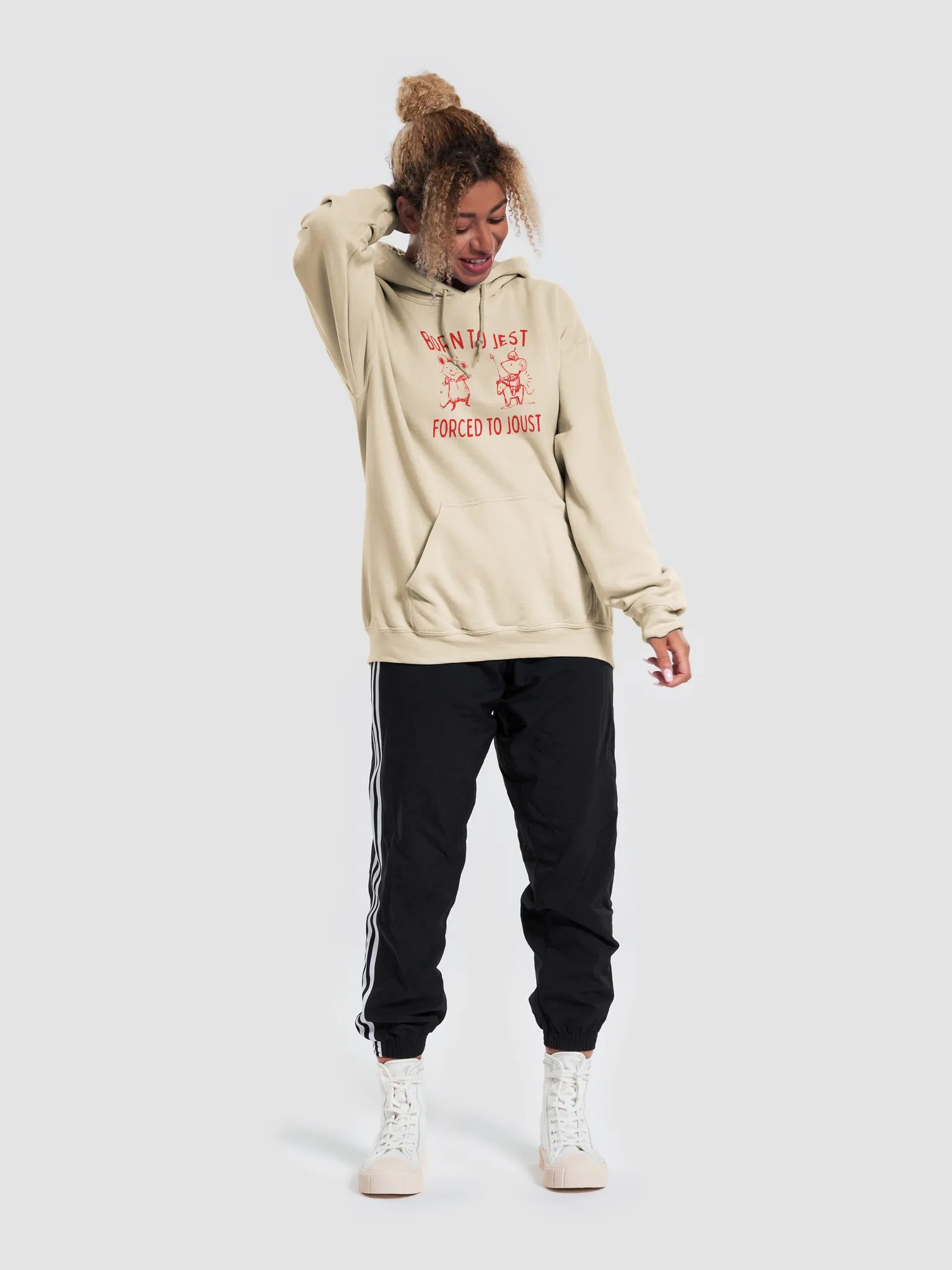 Born to jest forced to joust Hoodie product image (5)