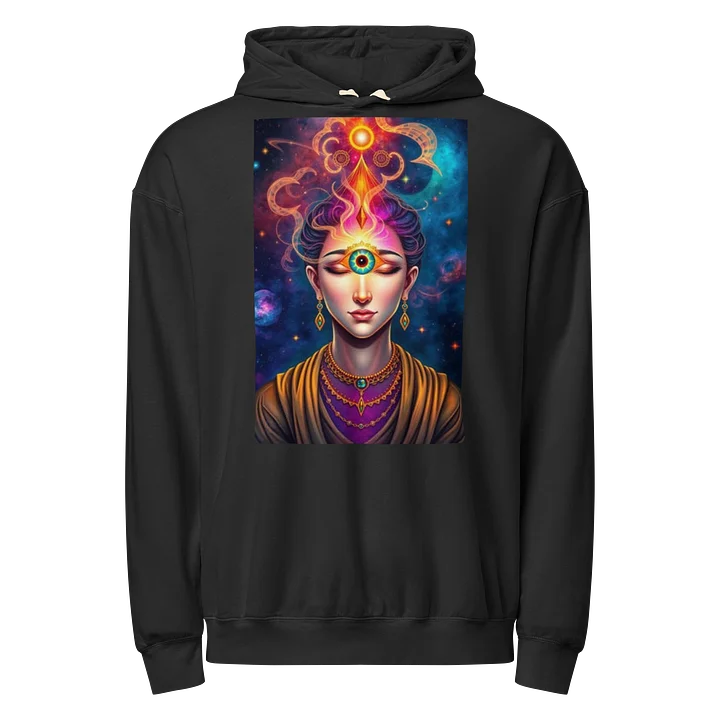 Mystical Third Eye Cosmic Hoodie product image (1)