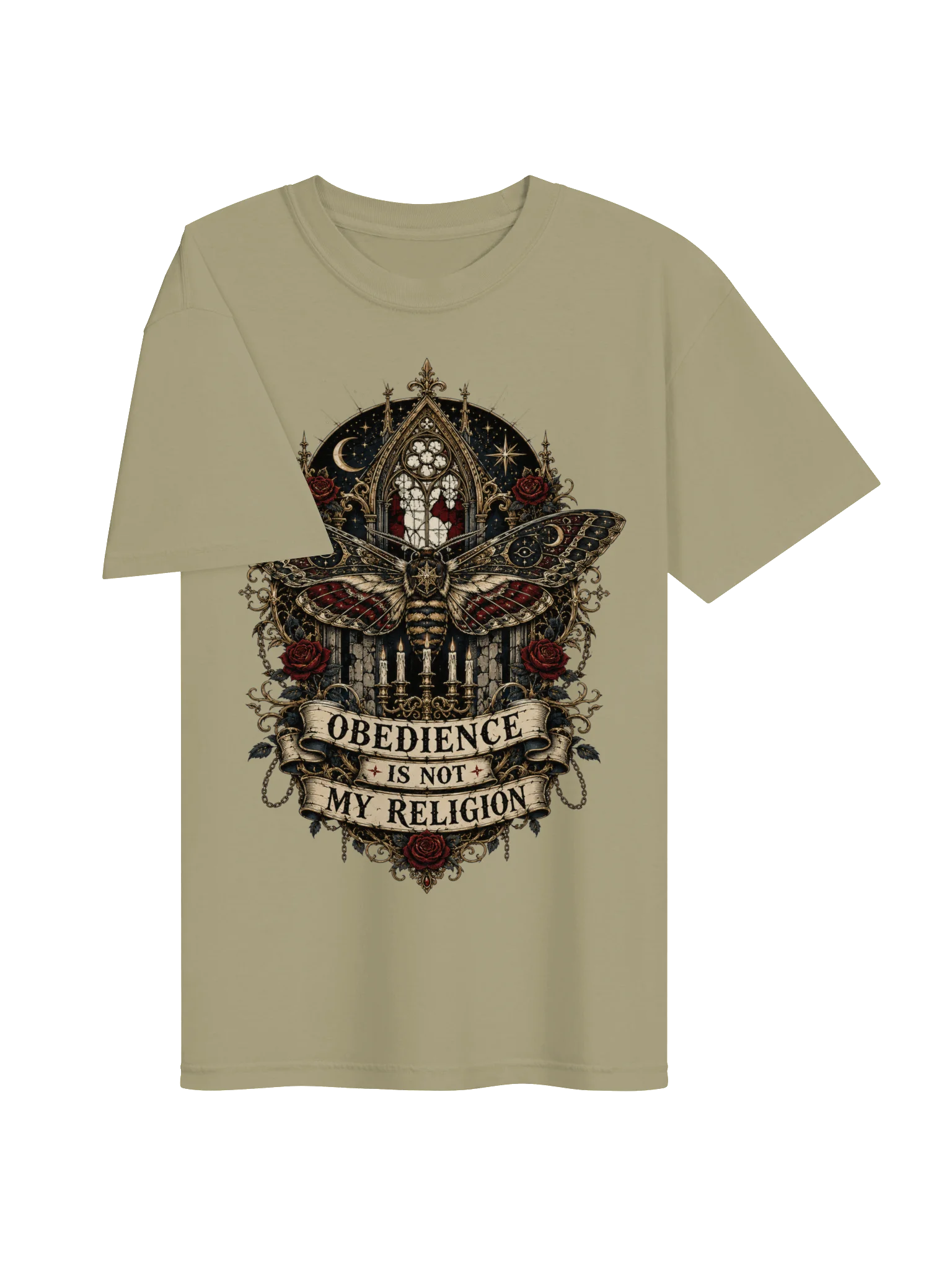 Obedience Is Not My Religion Gothic T-Shirt product image (3)