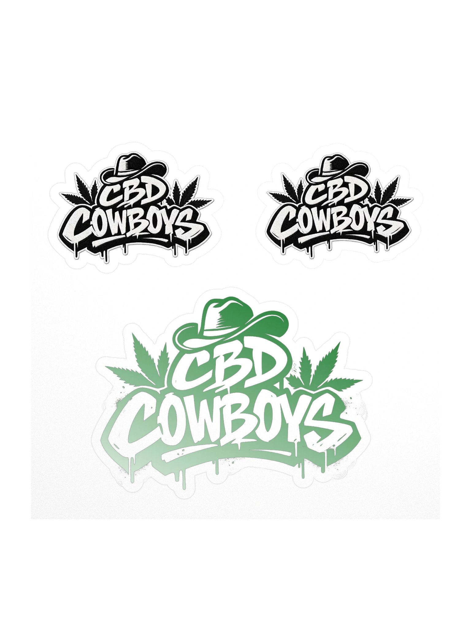 CBD COWBOYS STICKERS product image (1)