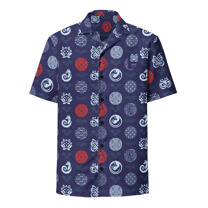 Mythical Dots Hawaiian Shirt A product image (1)