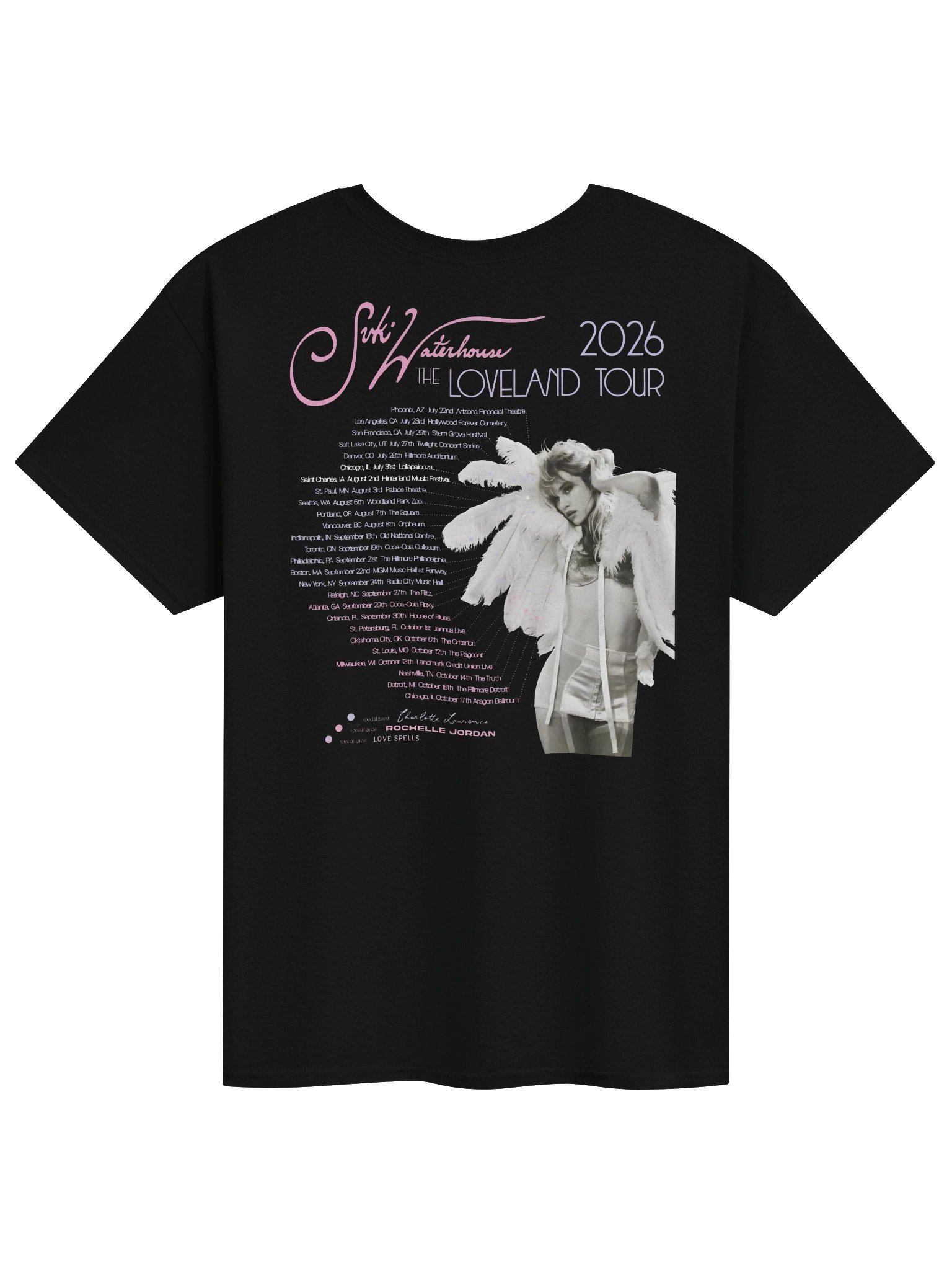 Suki Waterhouse The Loveland Tour Merch Tshirt product image (2)