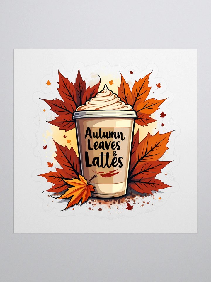 Autumn Leaves & Lattes Stickers product image (1)