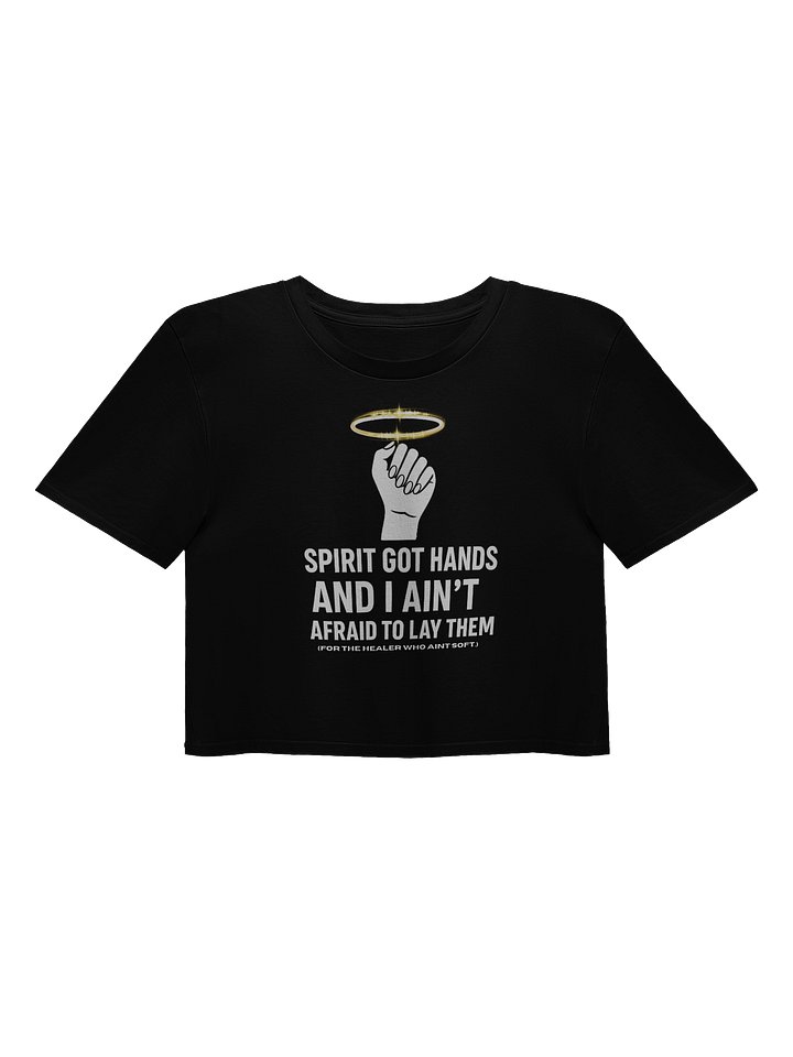 SPIRIT GOT HANDS CROP TEE product image (1)