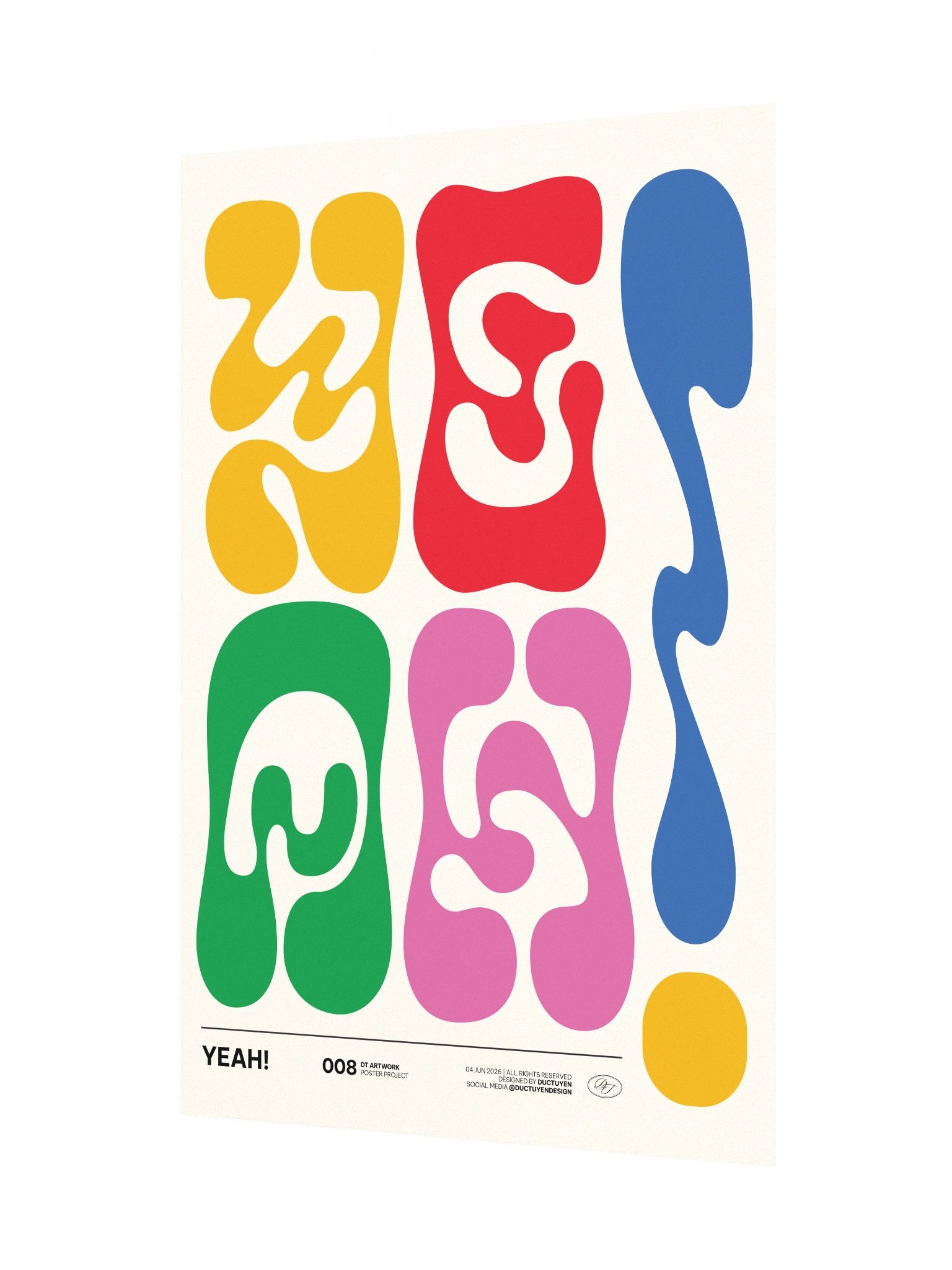 "YEAH!" Print Poster (Unframe) product image (5)