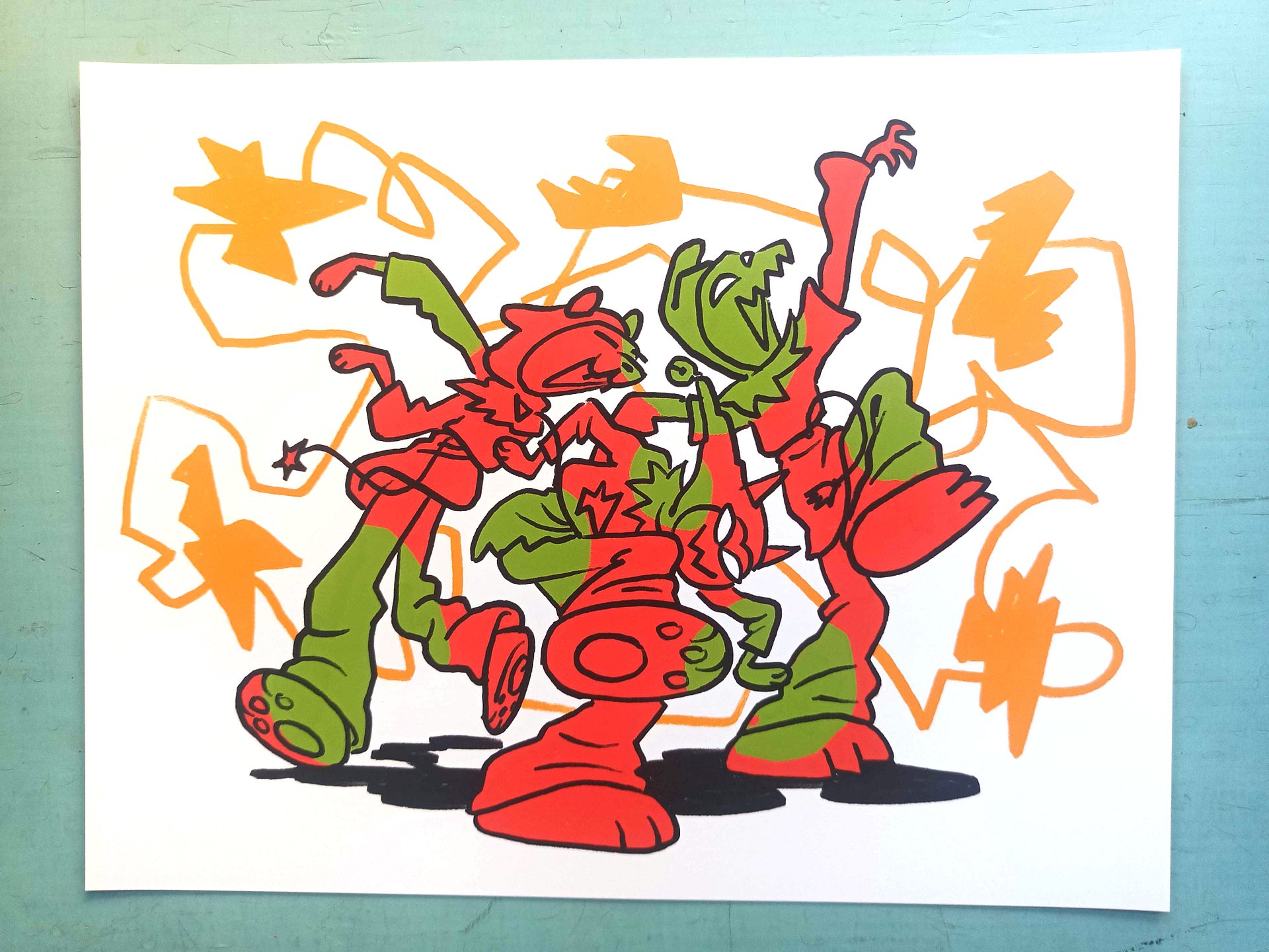 feudal ravers print product image (1)
