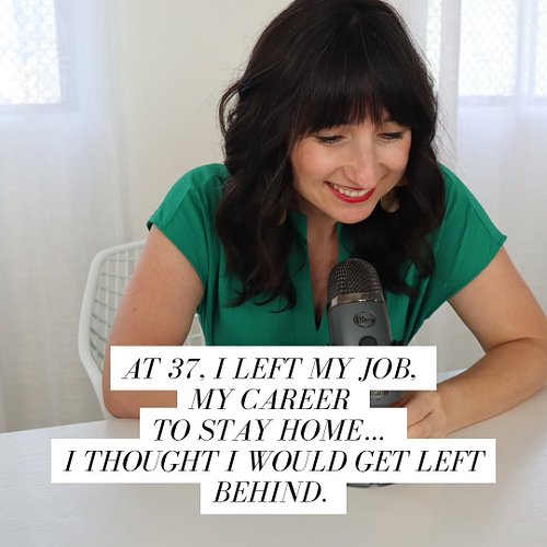 I left my career to stay home.

And I was terrified.

Terrified that when I finally stepped back into the 